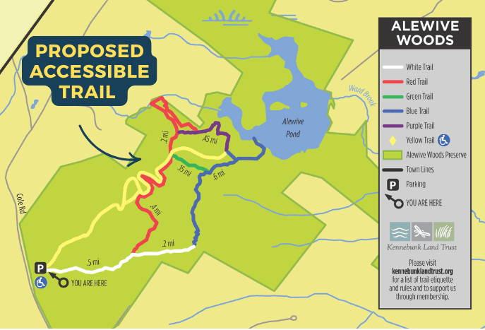 Alewive Woods Accessible Trail Campaign 1