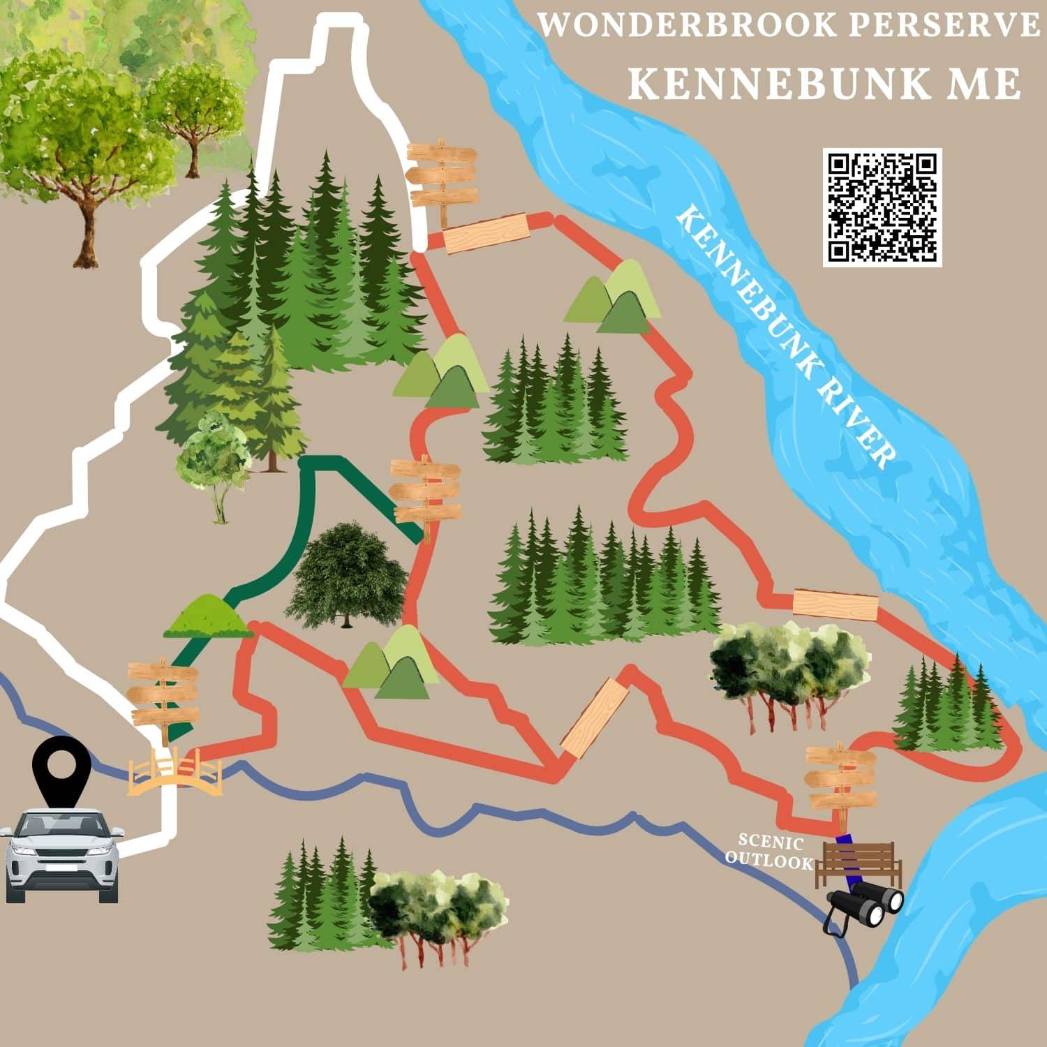 Wonderbrook picture map Wonderbrook picture map