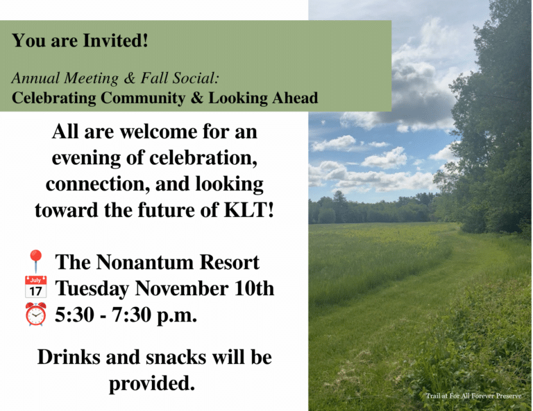 KLT Fall Social + Annual Meeting
